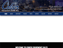 Tablet Screenshot of cokerequip.com